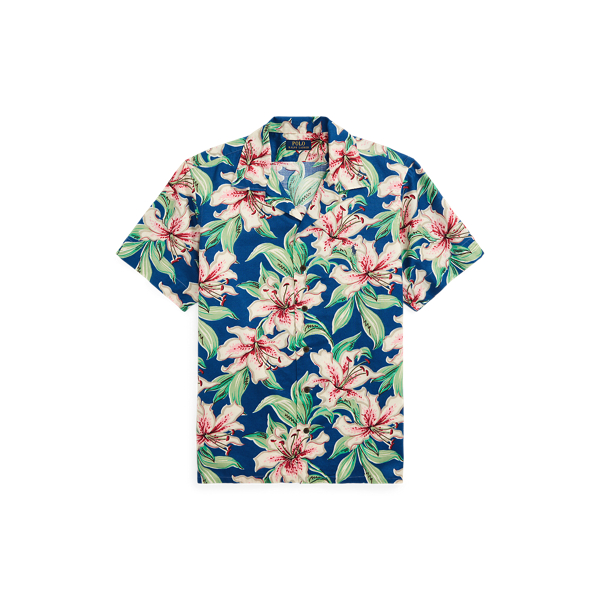 Classic Fit Floral Print Camp Shirt for Men Ralph Lauren UK