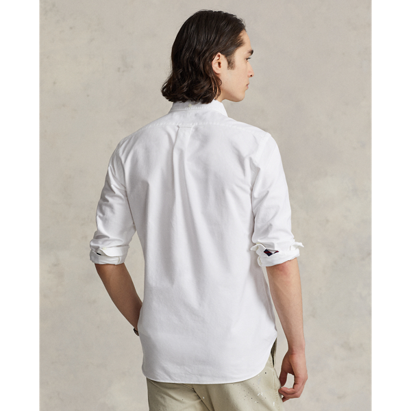 Custom-Fit Oxfordhemd Polo Ralph Lauren in Wei&szlig; 5
