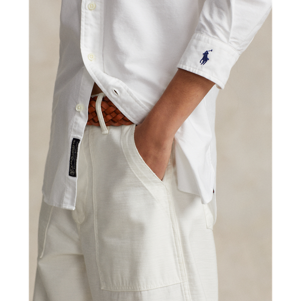 Custom-Fit Oxfordhemd Polo Ralph Lauren in Wei&szlig; 9