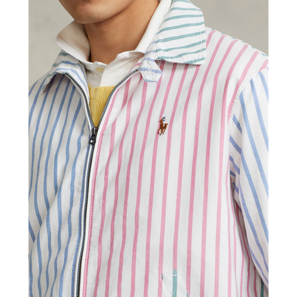 Bayport striped windbreaker best sale