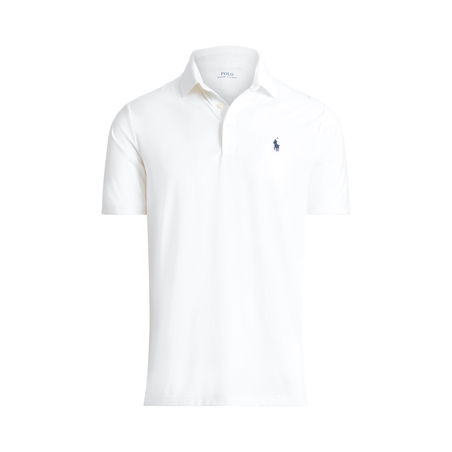 Мужское поло Ralph Lauren Classic Fit Performance Polo Shirt, цвет: Белый — фото 5