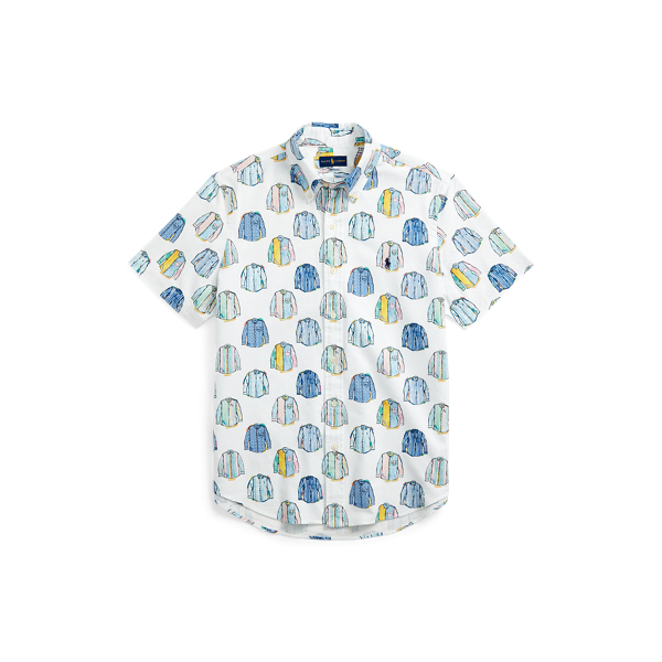 Classic Fit Print Oxford Shirt Polo Ralph Lauren 1