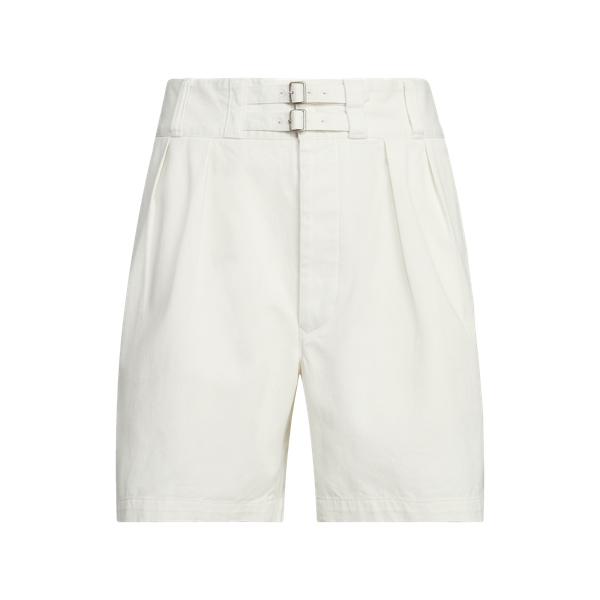 7-Inch Relaxed Fit Pleated Chino Short Polo Ralph Lauren em Deckwash White 2