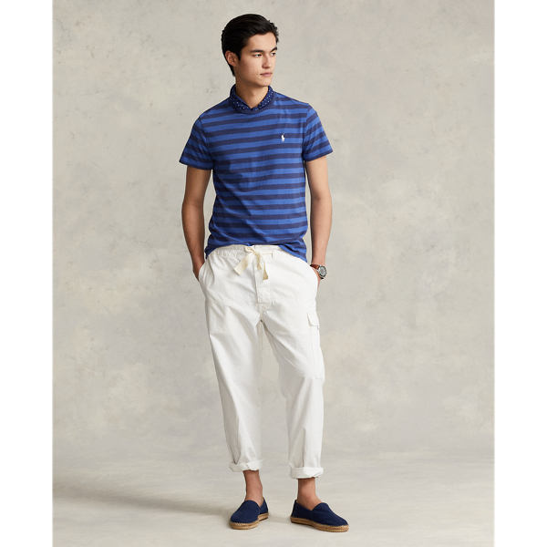 Deckwash White Relaxed Fit Canvas Cargo Pant Polo Ralph Lauren 1