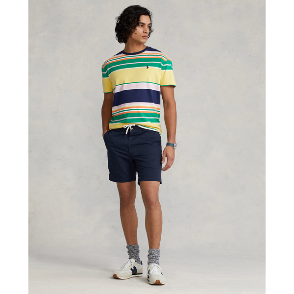 Newport Navy Multi Classic Fit Striped Soft Cotton T-Shirt Polo Ralph Lauren 4