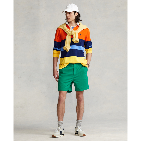 Sailing Orange Multi The Iconic Rugby Shirt Polo Ralph Lauren 4