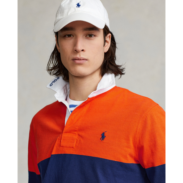 Sailing Orange Multi The Iconic Rugby Shirt Polo Ralph Lauren 6