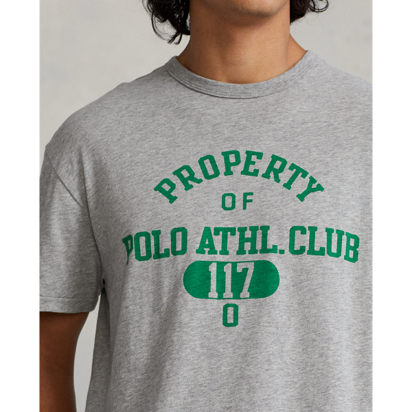 Andover Heather Classic Fit Jersey Graphic T-Shirt Polo Ralph Lauren 6