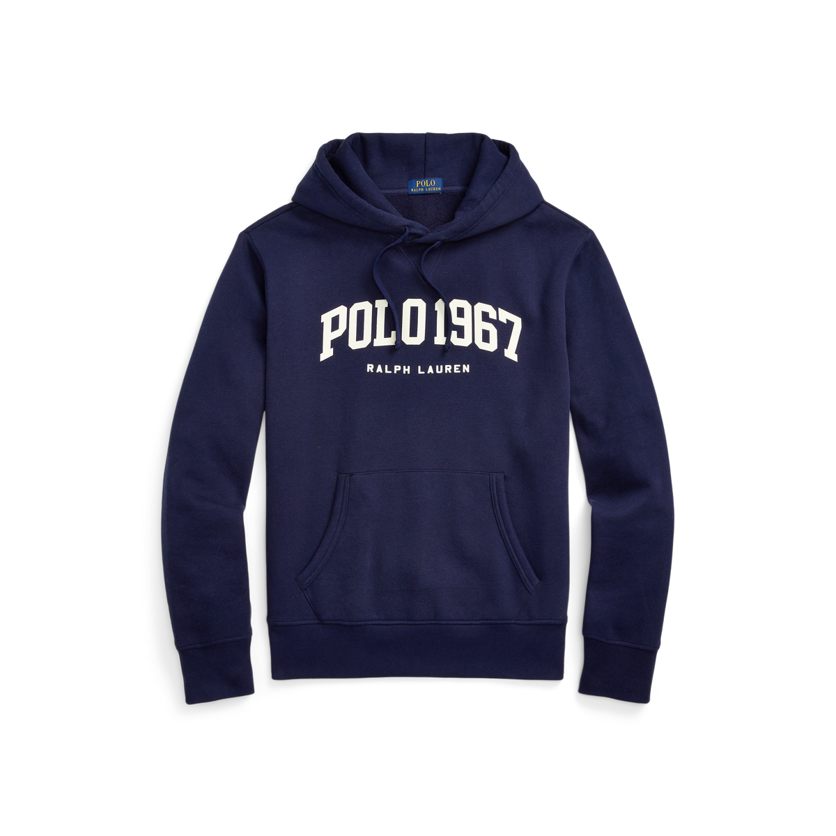 パーカー・フーディ Polo Ralph Lauren Navy Blue Hoodie With Logo Logo Fleece Hoodie