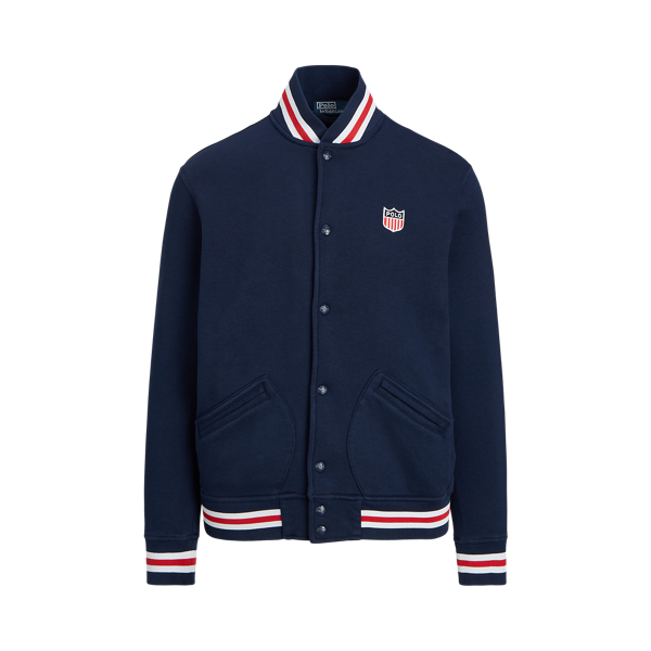 Veste de baseball &eacute;cusson Polo molleton Polo Ralph Lauren en 1