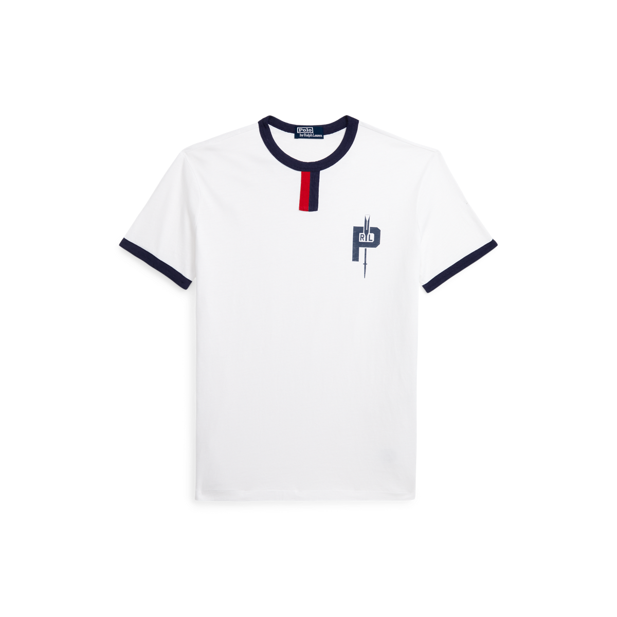 ★POLO RALPH LAUREN★ Classic fit jersey graphic t-shirt whi Classic Fit Jersey Graphic T-Shirt
