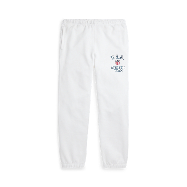 Classic Oxford White Polo Shield Fleece Sweatpant Polo Ralph Lauren 2