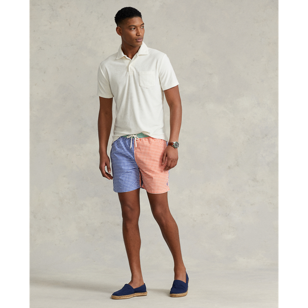 Deckwash White Custom Slim Fit Terry Polo Shirt Polo Ralph Lauren 4