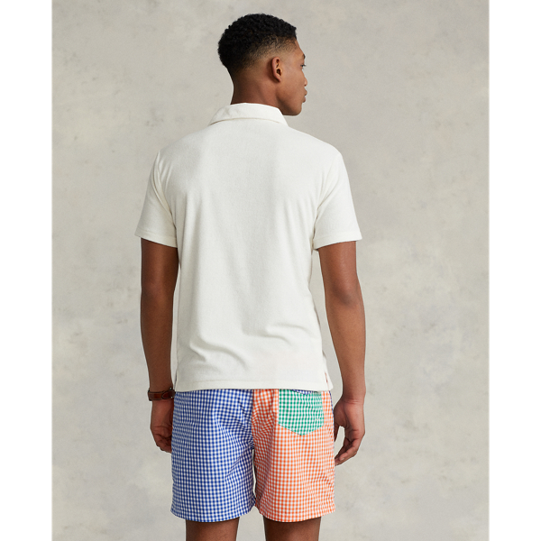 Deckwash White Custom Slim Fit Terry Polo Shirt Polo Ralph Lauren 5