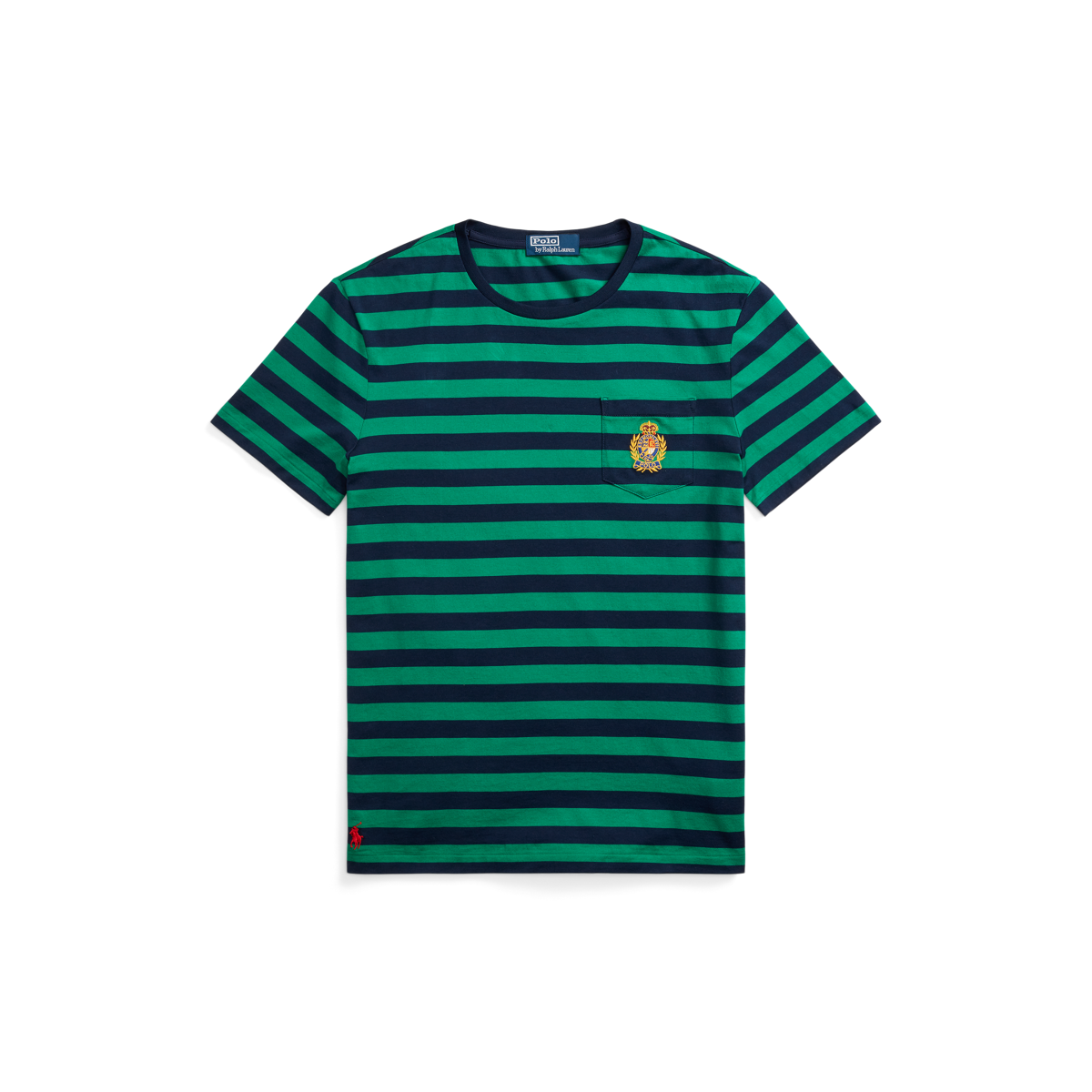 Custom Slim Fit Polo Crest T Shirt