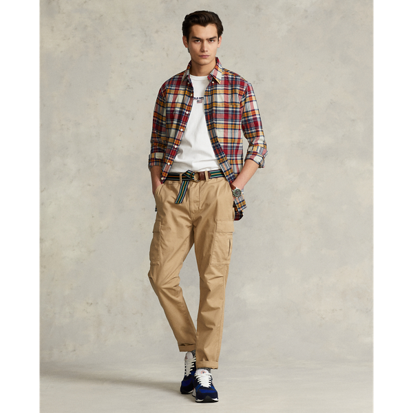 Red/Blue Classic Fit Madras Shirt Polo Ralph Lauren 4