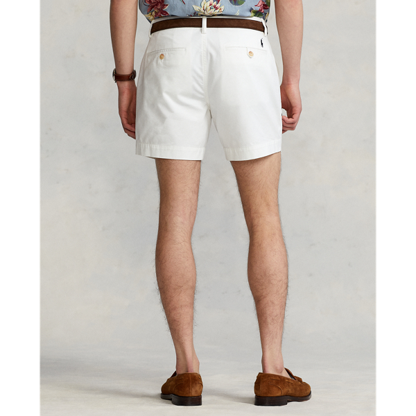 Ceramic White 6-Inch Stretch Straight Fit Chino Short Polo Ralph Lauren 5