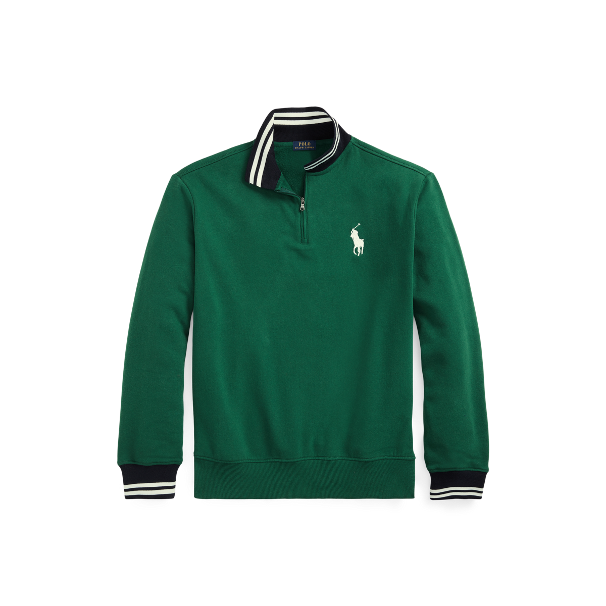 Wimbledon Polo-Collar Sweatshirt