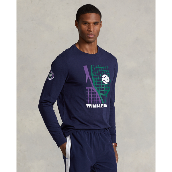 ★POLO RALPH LAUREN★ Wimbledon Custom Fit Jersey T-Shirt Na Wimbledon Custom Slim Fit Jersey T-Shirt