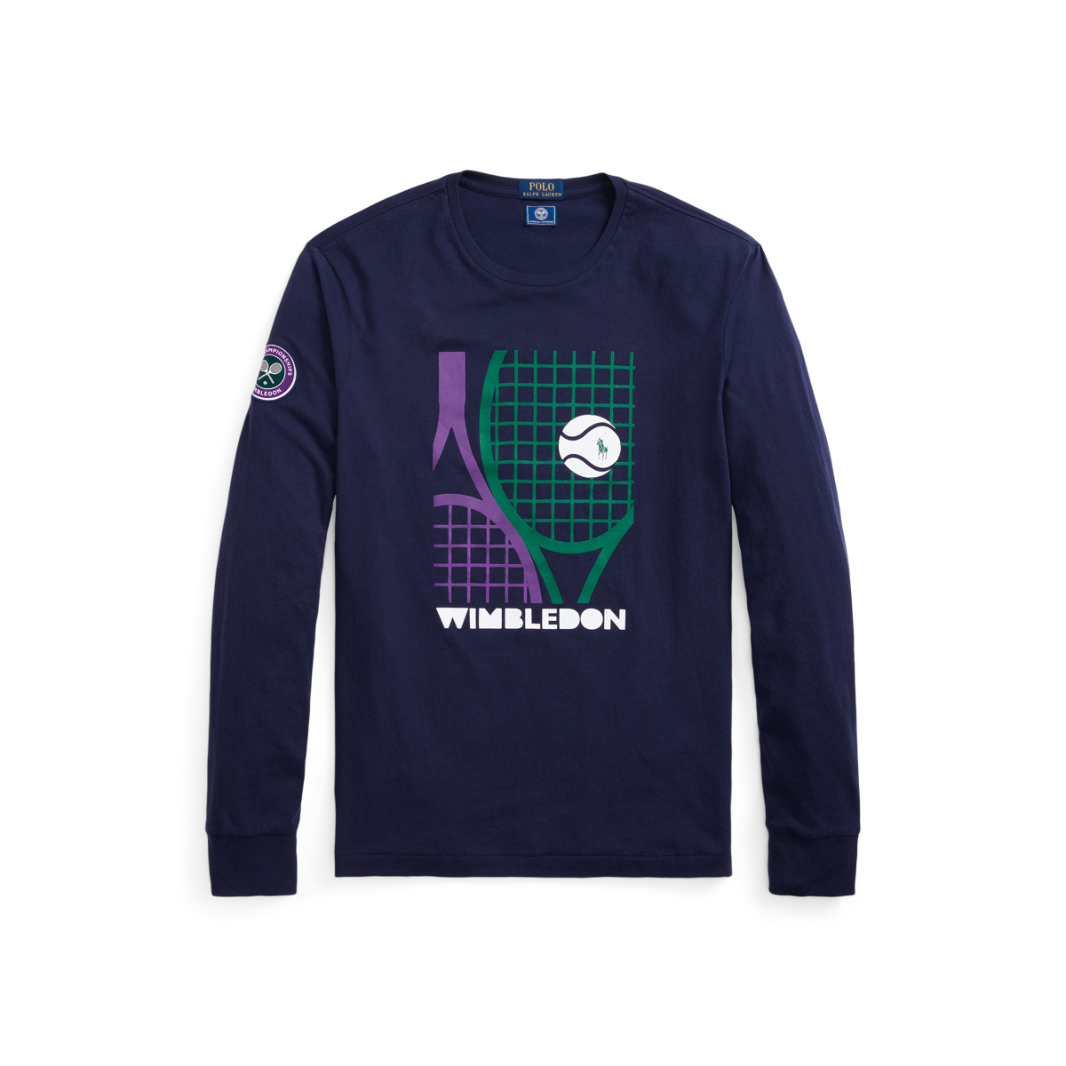 ★POLO RALPH LAUREN★ Wimbledon Custom Fit Jersey T-Shirt Na Wimbledon Custom Slim Fit Jersey T-Shirt