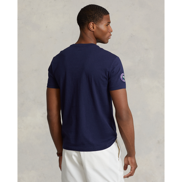 Refined Navy Wimbledon Custom Slim Fit Jersey T-Shirt Polo Ralph Lauren 5
