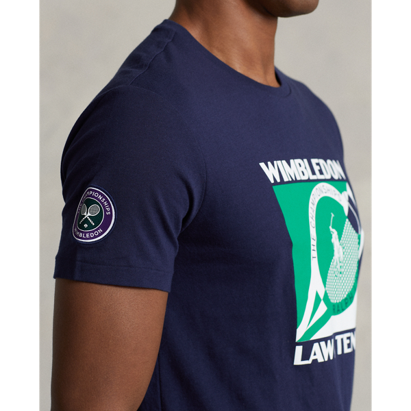 Refined Navy Wimbledon Custom Slim Fit Jersey T-Shirt Polo Ralph Lauren 6