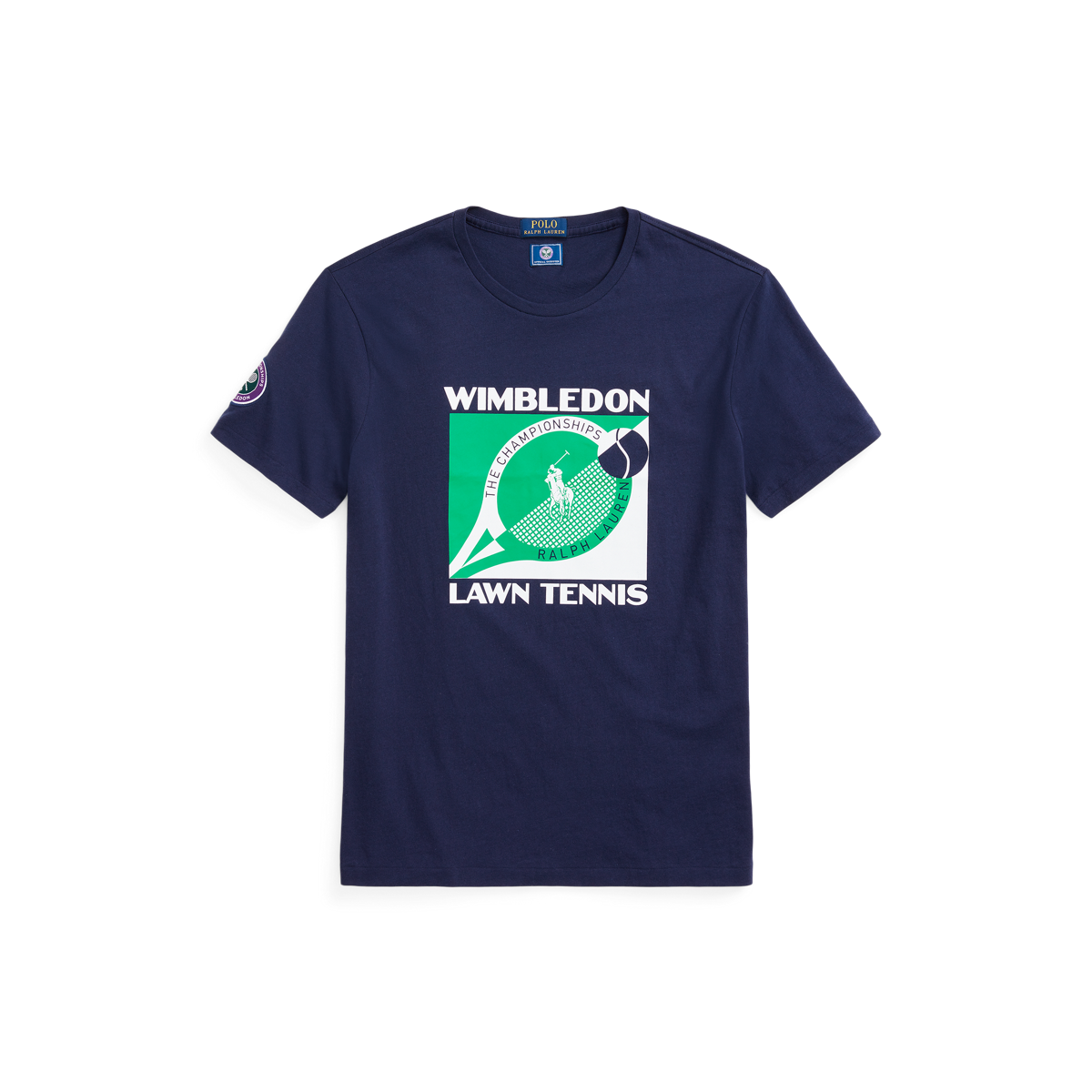 ★POLO RALPH LAUREN★ Wimbledon Custom Fit Jersey T-Shirt Na Wimbledon Custom Slim Fit Jersey T-Shirt