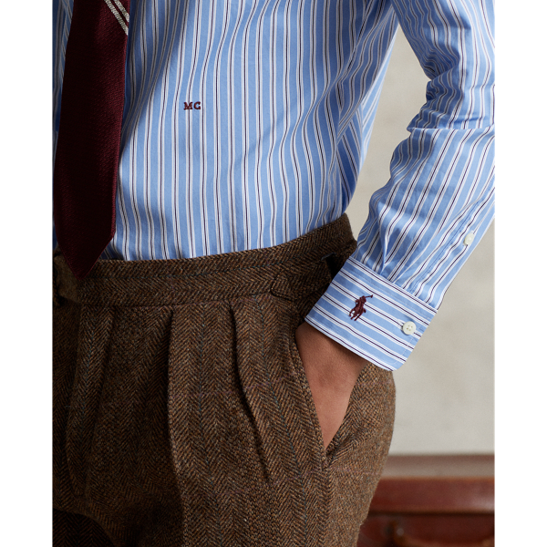 Monogramm-Hemd der Morehouse Collection Polo Ralph Lauren in Blau/Navy 6