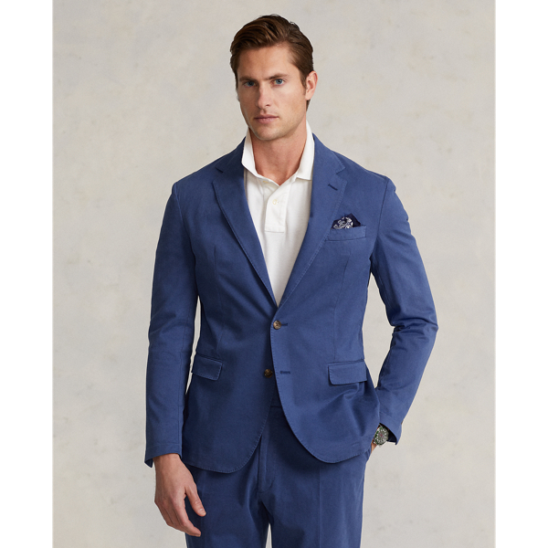 Nimes Blue Polo Soft Stretch Chino Sport Coat Polo Ralph Lauren 1
