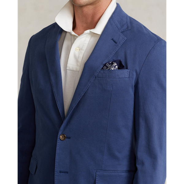 Nimes Blue Polo Soft Stretch Chino Sport Coat Polo Ralph Lauren 6