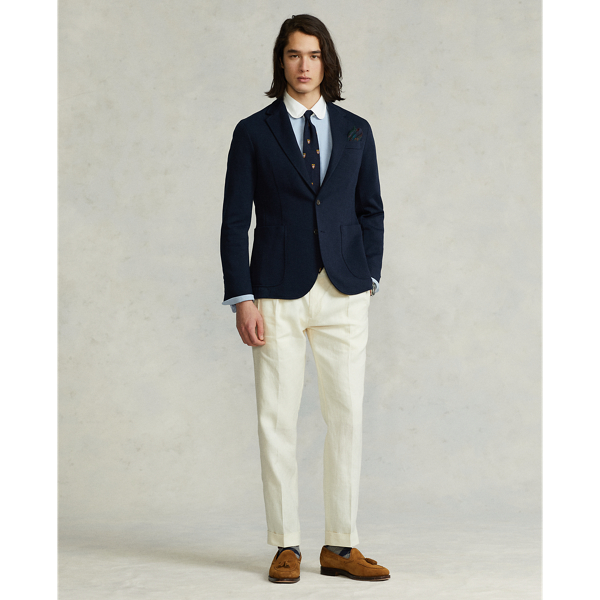 Aviator Navy Polo Soft Double-Knit Suit Jacket Polo Ralph Lauren 4