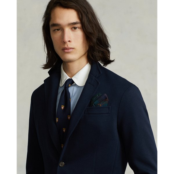 Aviator Navy Polo Soft Double-Knit Suit Jacket Polo Ralph Lauren 6