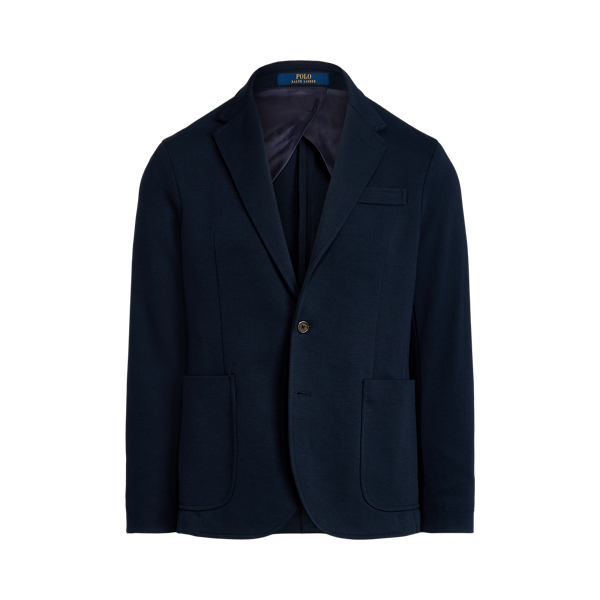 Aviator Navy Polo Soft Double-Knit Suit Jacket Polo Ralph Lauren 2
