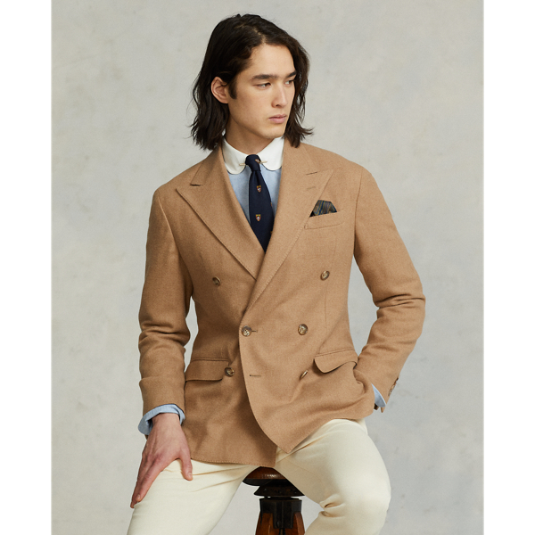 Ralph lauren mens camel coat online