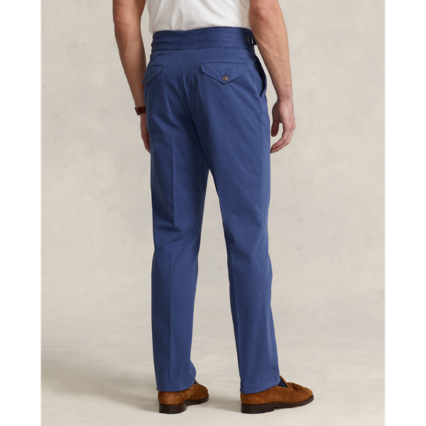 Nimes Blue Buckled Stretch Chino Trouser Polo Ralph Lauren 5