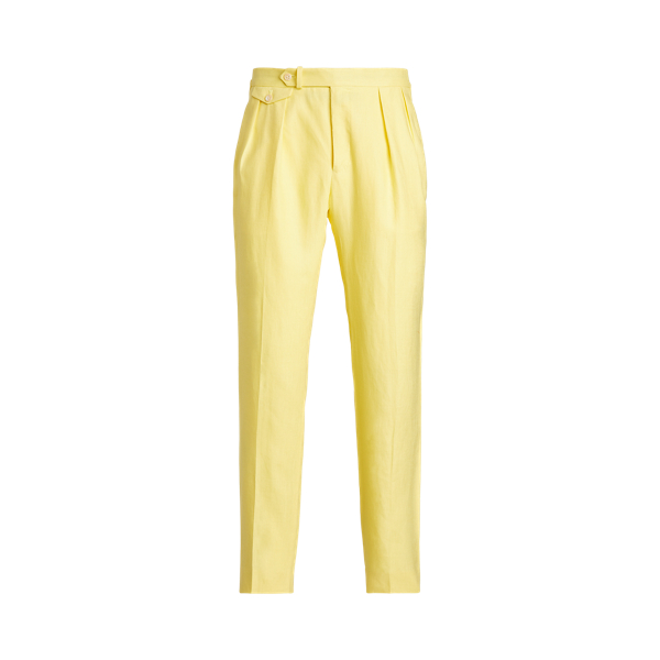 Pleated Linen Trouser Polo Ralph Lauren 1