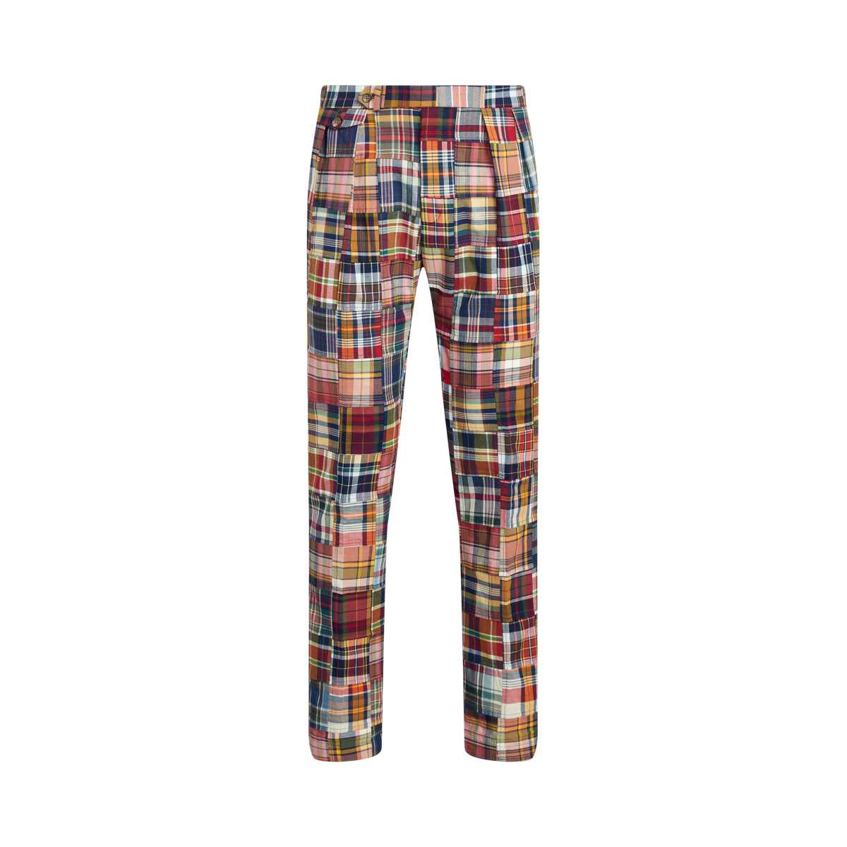 Patchwork Plaid Suit Trouser