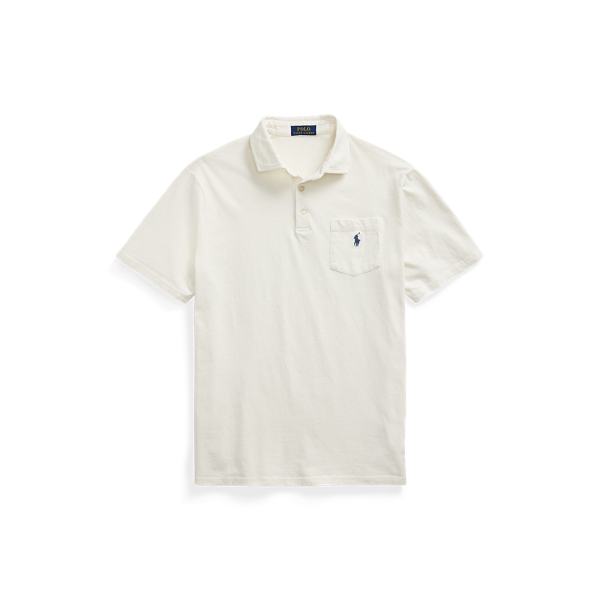 Cotton-Linen Polo Shirt Big & Tall 1