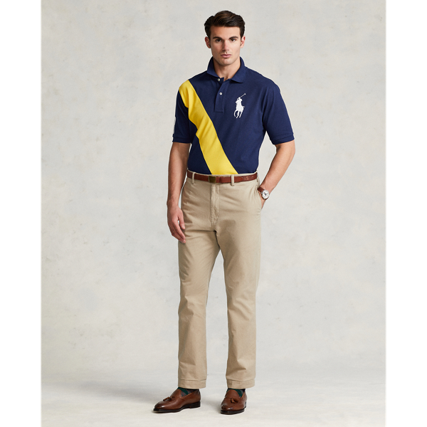Newport Navy Multi Big Pony Mesh Polo Shirt Big & Tall 4