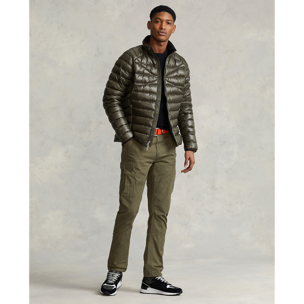 Canopy Olive Packable Water-Repellent Down Jacket RLX 4