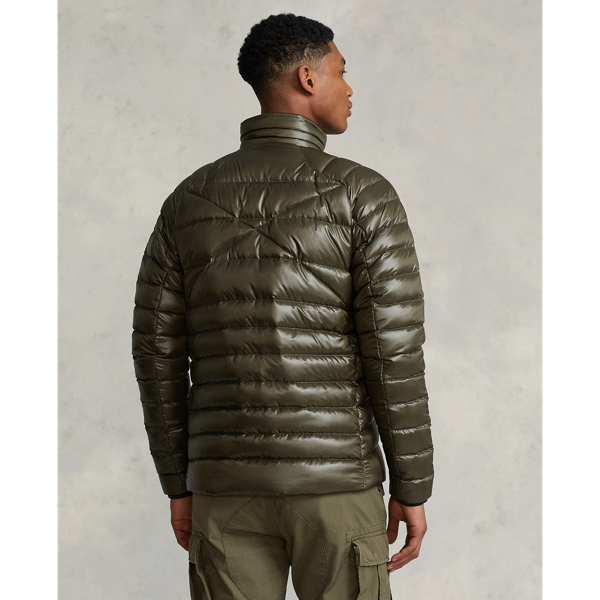 Canopy Olive Packable Water-Repellent Down Jacket RLX 5