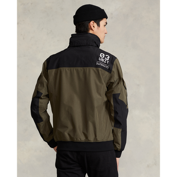 Canopy Olive Water-Repellent Hooded Jacket RLX 5