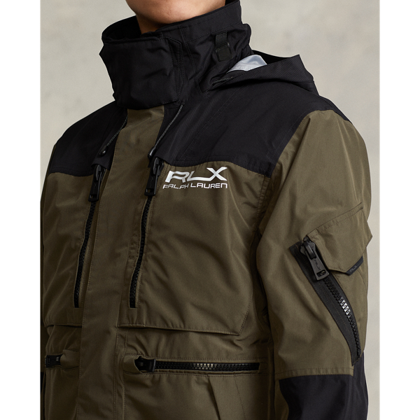 Canopy Olive Water-Repellent Hooded Jacket RLX 6