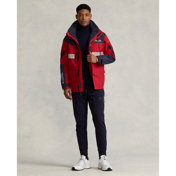 Classic Red Water-Repellent Hooded Jacket RLX 4