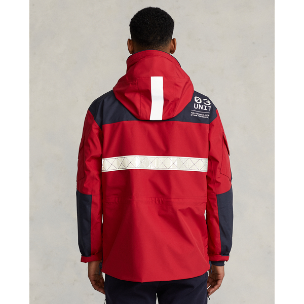 Classic Red Water-Repellent Hooded Jacket RLX 5