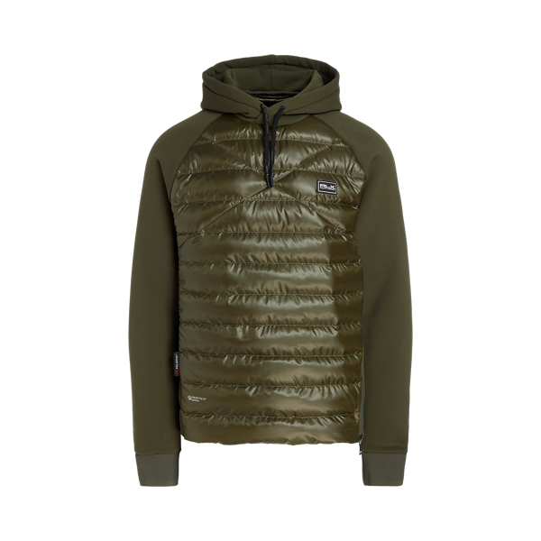 Hybrid-Daunenjacke mit Kapuze