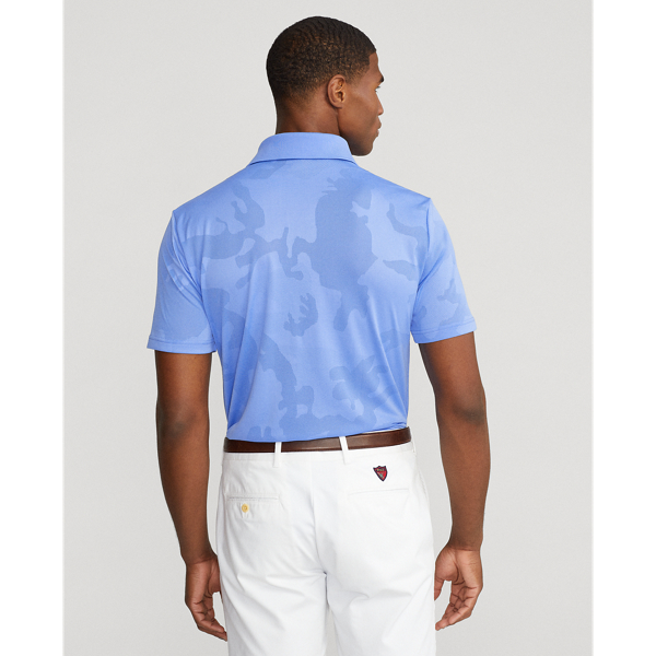 Harbor Island Blue Camo Classic Fit Performance Polo Shirt RLX 5