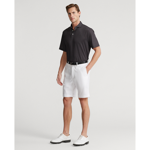 Preppy Dot Black Classic Fit Dot Performance Polo Shirt RLX 4