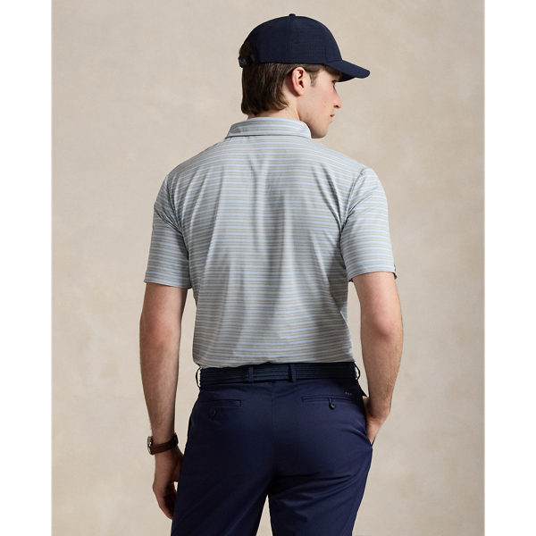 Office Blue Multi Classic Fit Performance Polo Shirt RLX 5