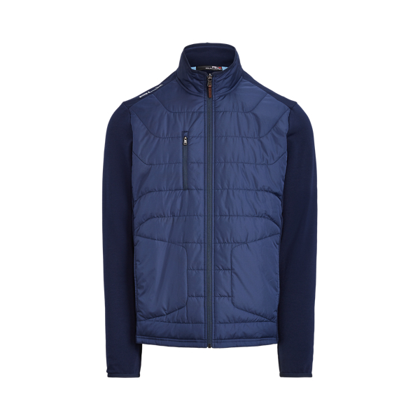 Veste hybride &agrave; col chemin&eacute;e